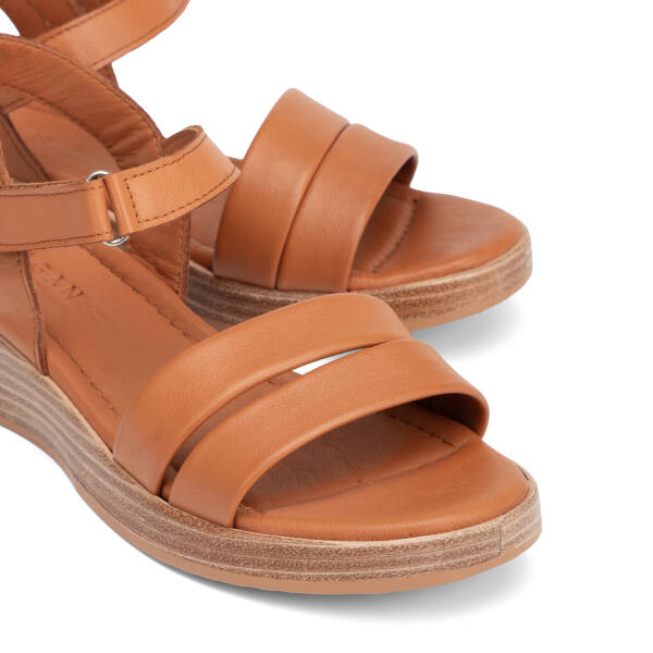 Taba Hakiki Deri Kadın Sandalet - K26Y1SN68410-A29 - 3