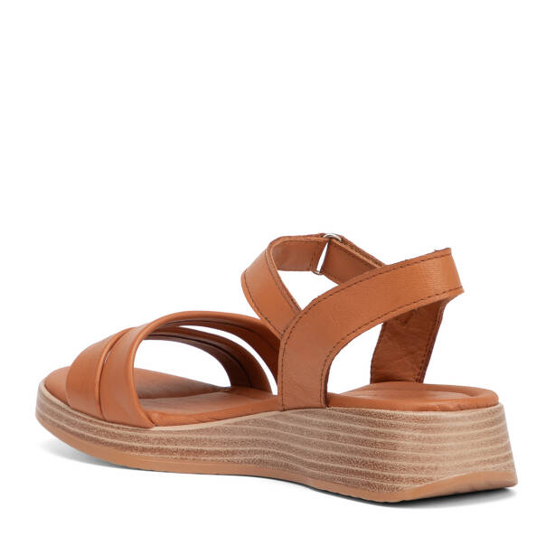 Taba Hakiki Deri Kadın Sandalet - K26Y1SN68410-A29 - 4