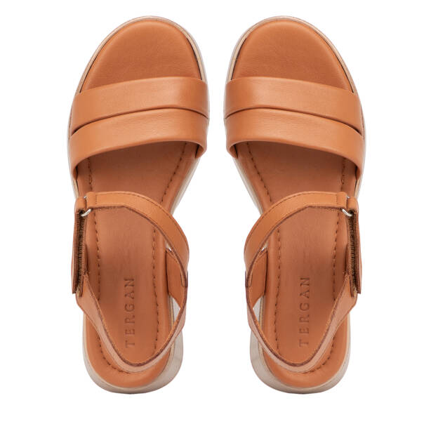 Taba Hakiki Deri Kadın Sandalet - K26Y1SN68410-A29 - 5