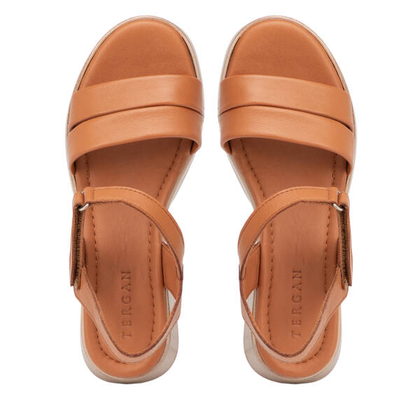 Taba Hakiki Deri Kadın Sandalet - K26Y1SN68410-A29 - 5