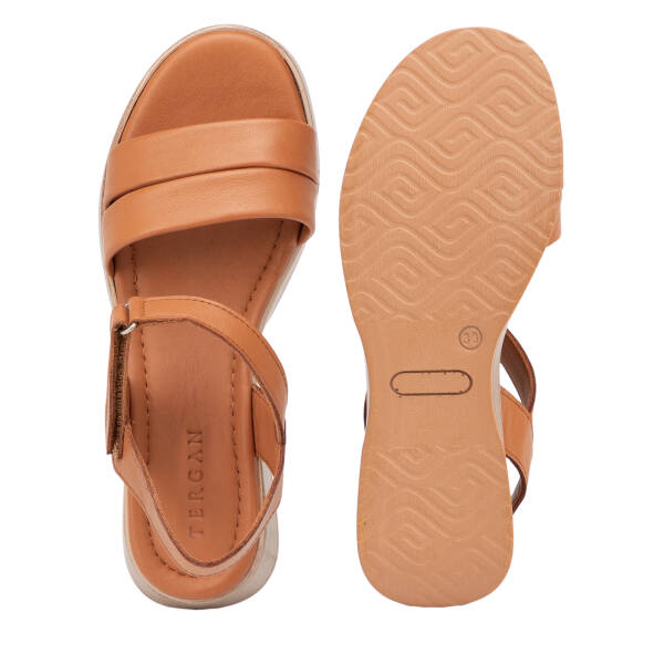Taba Hakiki Deri Kadın Sandalet - K26Y1SN68410-A29 - 6
