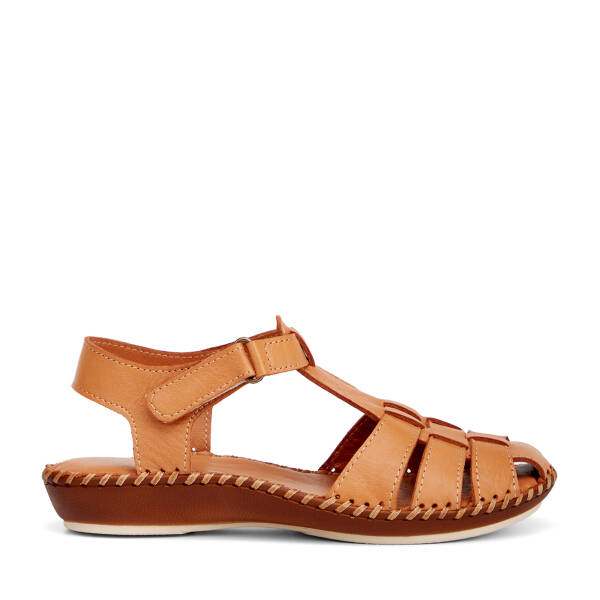 Taba Hakiki Deri Kadın Sandalet - K26Y1SN68447-A29 - 1