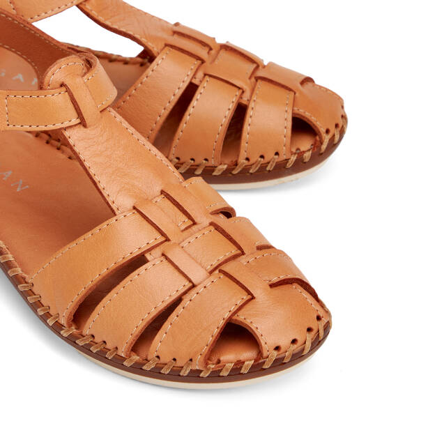 Taba Hakiki Deri Kadın Sandalet - K26Y1SN68447-A29 - 3