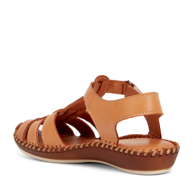 Taba Hakiki Deri Kadın Sandalet - K26Y1SN68447-A29 - 4