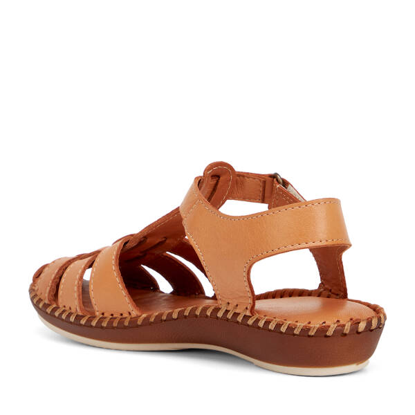 Taba Hakiki Deri Kadın Sandalet - K26Y1SN68447-A29 - 4