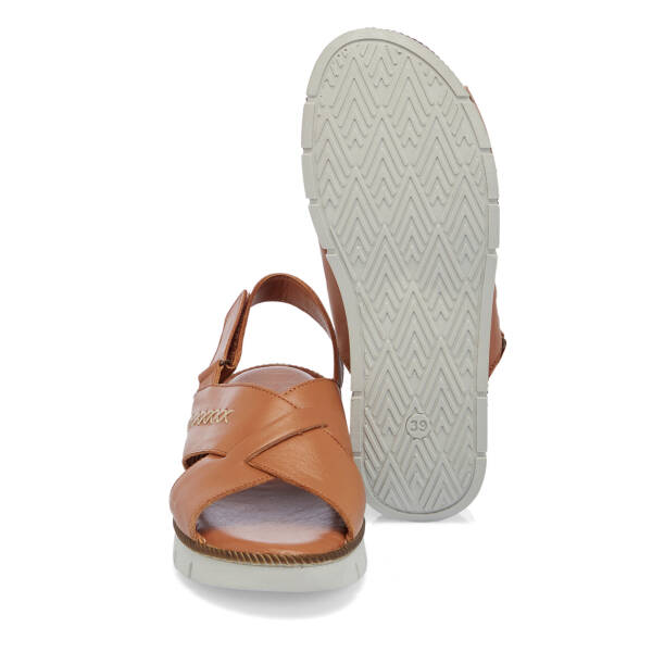 Taba Hakiki Deri Kadın Sandalet - K26Y1SN68542-A29 - 4