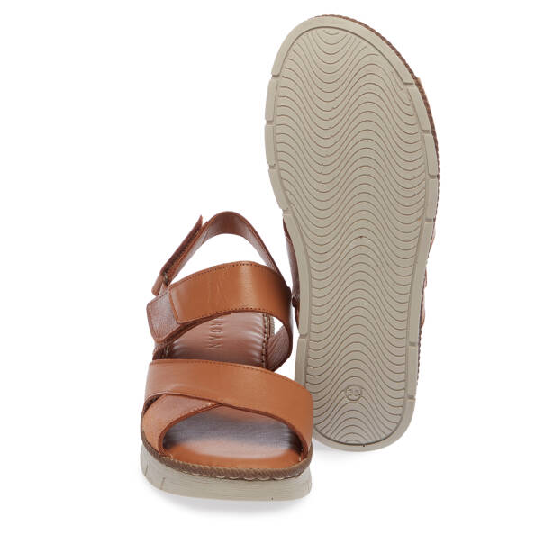 Taba Hakiki Deri Kadın Sandalet - K26Y1SN68543-A29 - 4