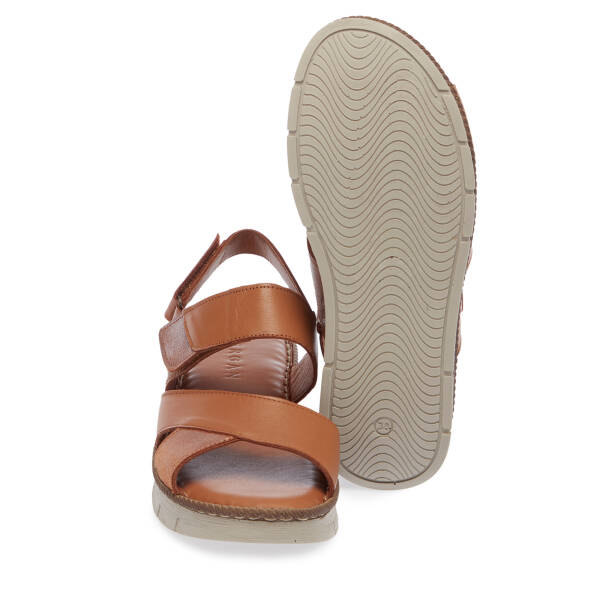 Taba Hakiki Deri Kadın Sandalet - K26Y1SN68543-A29 - 4