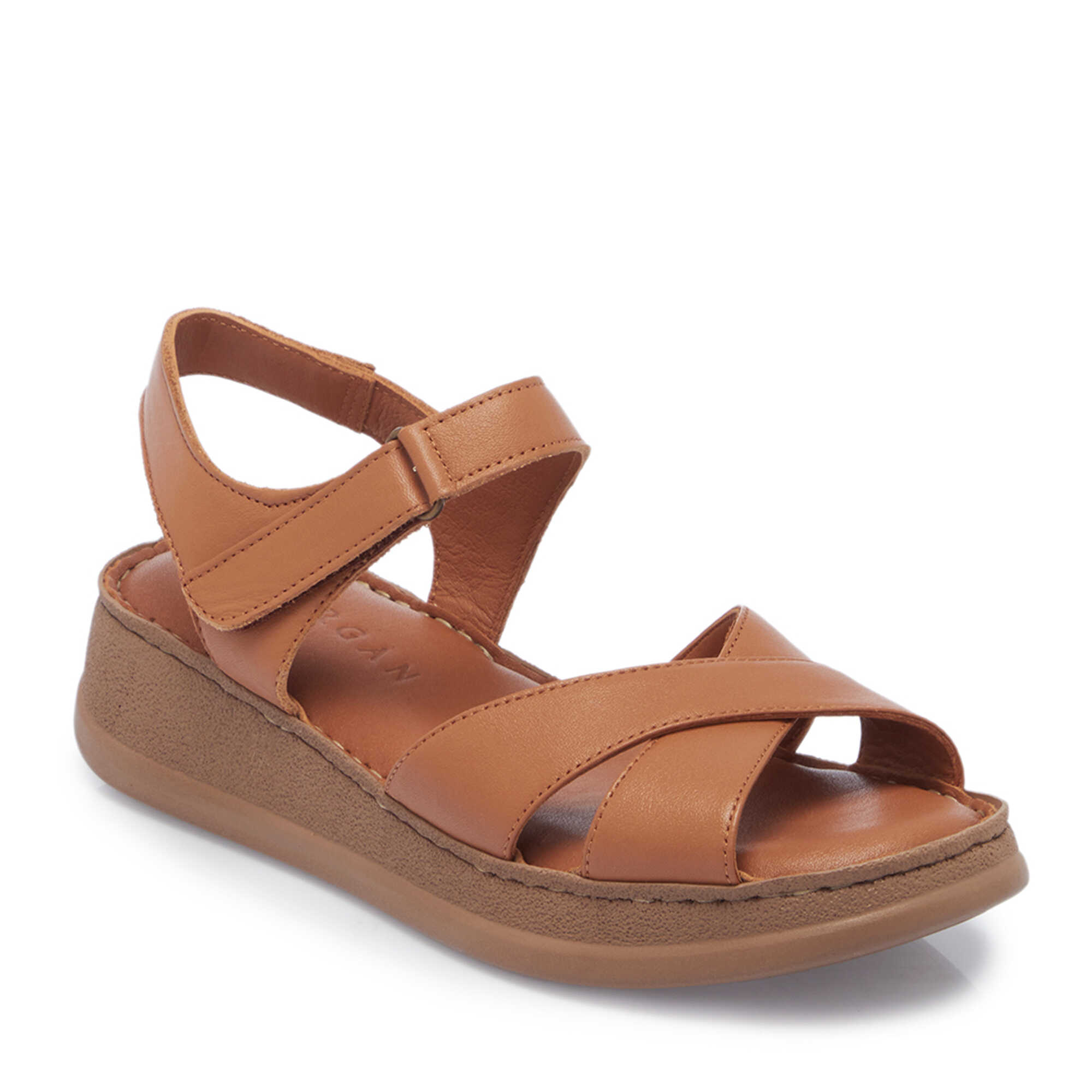 Taba Hakiki Deri Kadın Sandalet - K26Y1SN68544-A29