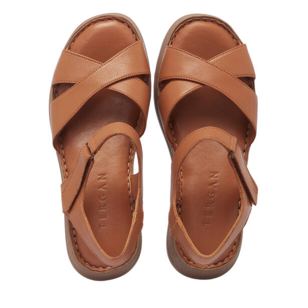 Taba Hakiki Deri Kadın Sandalet - K26Y1SN68544-A29 - 5