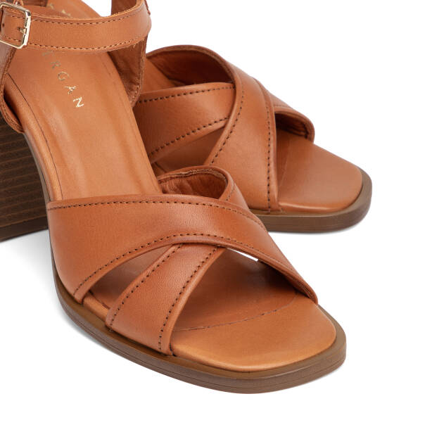 Taba Hakiki Deri Kadın Sandalet - K26Y1SN68575-A29 - 3