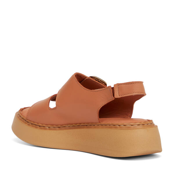 Taba Hakiki Deri Kadın Sandalet - K26Y1SN68626-A29 - 4