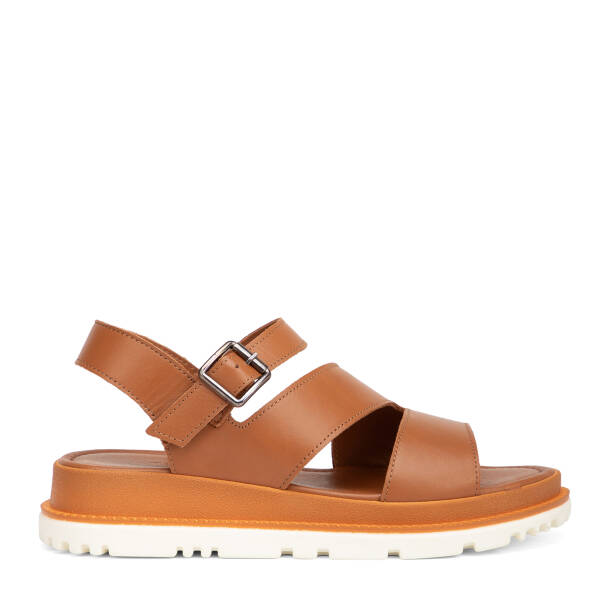 Taba Hakiki Deri Kadın Sandalet - K26Y1SN68657-A29 