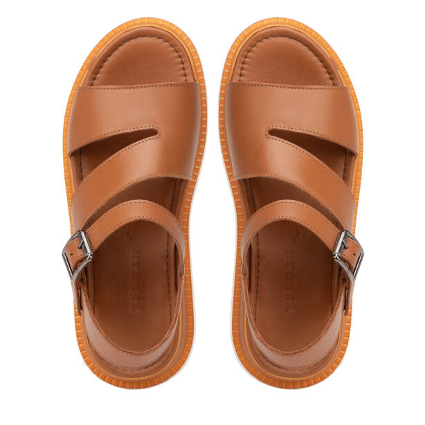Taba Hakiki Deri Kadın Sandalet - K26Y1SN68657-A29 - 5