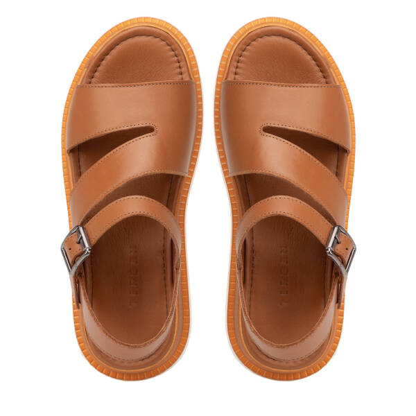 Taba Hakiki Deri Kadın Sandalet - K26Y1SN68657-A29 - 5