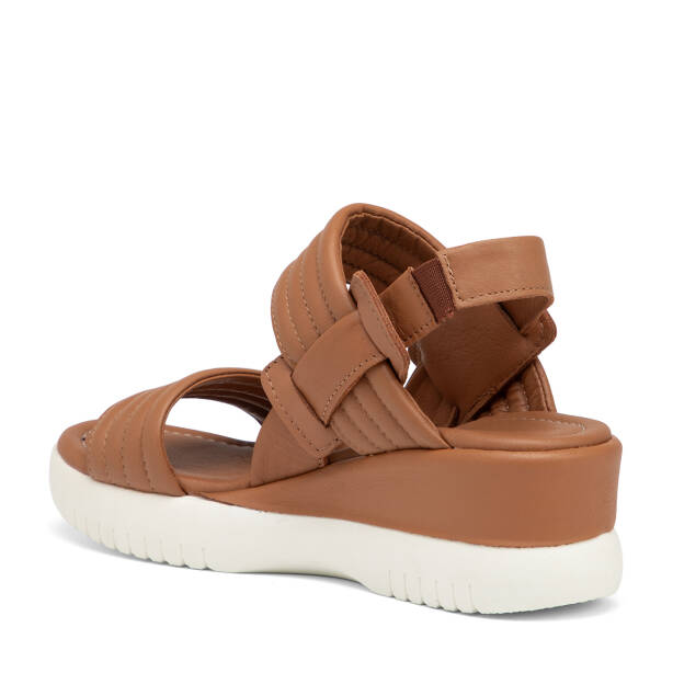Taba Hakiki Deri Kadın Sandalet - K26Y1SN68669-A29 - 4
