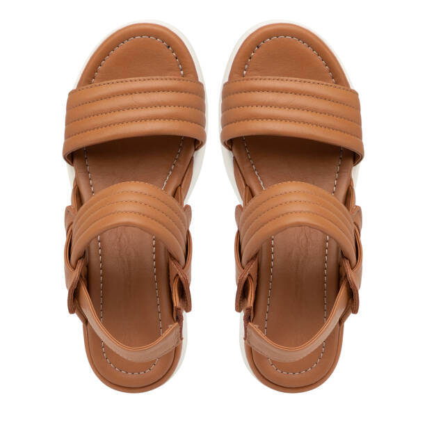 Taba Hakiki Deri Kadın Sandalet - K26Y1SN68669-A29 - 5