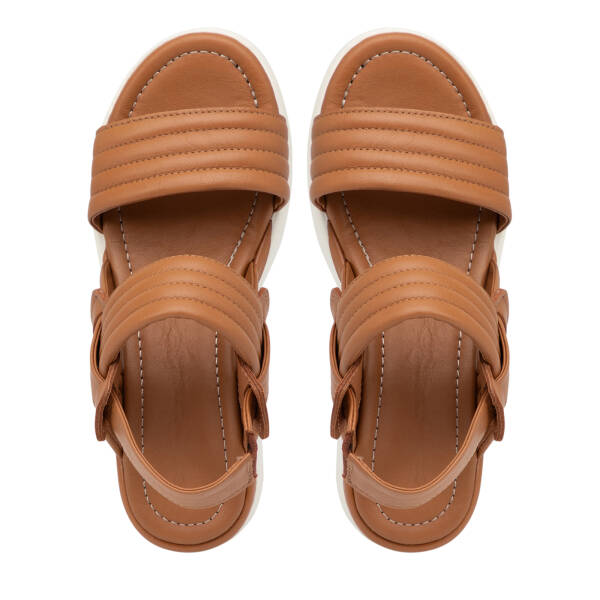 Taba Hakiki Deri Kadın Sandalet - K26Y1SN68669-A29 - 5