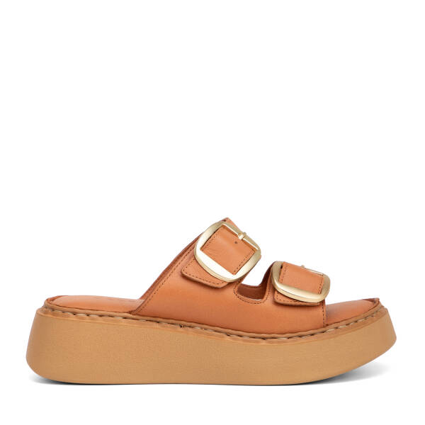 Taba Hakiki Deri Kadın Sandalet - K26Y1TR68627-A29 - 1