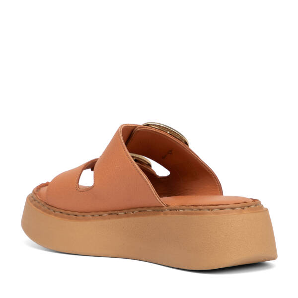Taba Hakiki Deri Kadın Sandalet - K26Y1TR68627-A29 - 4