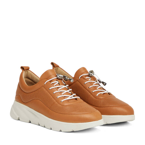 Taba Hakiki Deri Kadın Sneaker - K26I1AY68423-A29 - 2