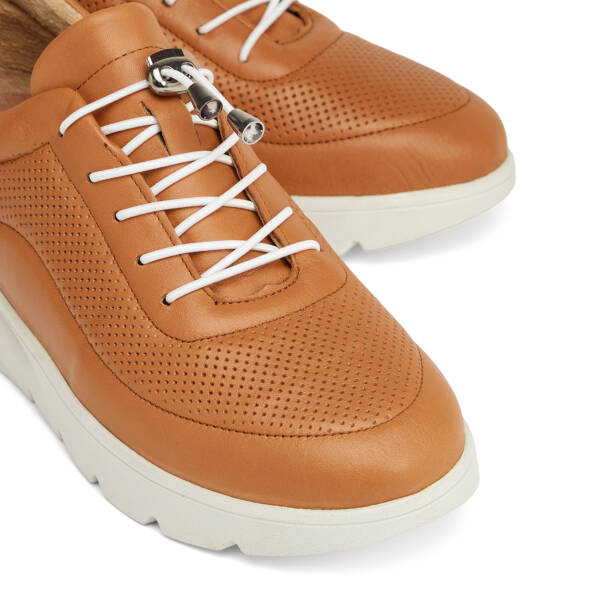 Taba Hakiki Deri Kadın Sneaker - K26I1AY68423-A29 - 3