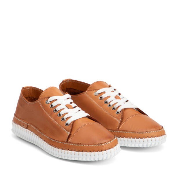 Taba Hakiki Deri Kadın Sneaker - K4MEAY068703-L8R - Tergan Four Season