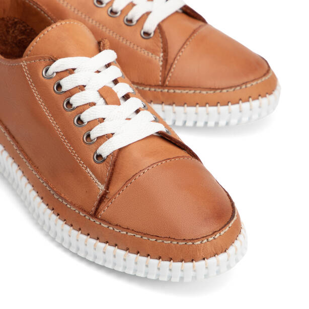 Taba Hakiki Deri Kadın Sneaker - K4MEAY068703-L8R - Tergan Four Season
