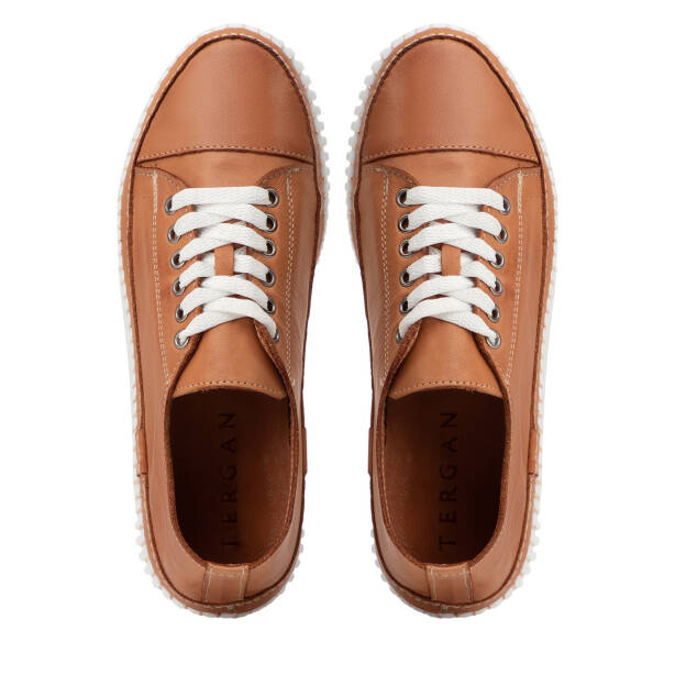 Taba Hakiki Deri Kadın Sneaker - K4MEAY068703-L8R - Tergan Four Season