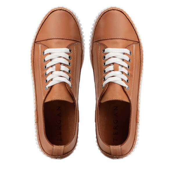 Taba Hakiki Deri Kadın Sneaker - K4MEAY068703-L8R - 5