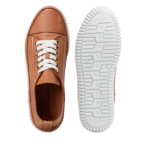 Taba Hakiki Deri Kadın Sneaker - K4MEAY068703-L8R - 6