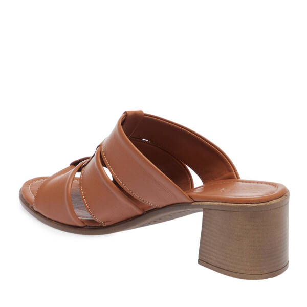 Taba Hakiki Deri Kadın Terlik - K26Y1TR68525-A29 - 3