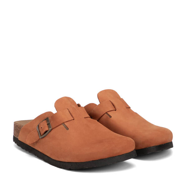 Taba Hakiki Deri Kadın Terlik - K26Y1TR68674-G99 - 2
