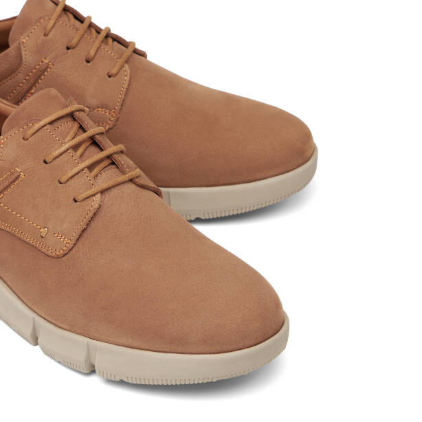 Taba Hakiki Nubuk Deri Erkek Casual Ayakkabı - E26I1AY57645-X27 - 3