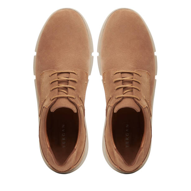 Taba Hakiki Nubuk Deri Erkek Casual Ayakkabı - E26I1AY57645-X27 - 5