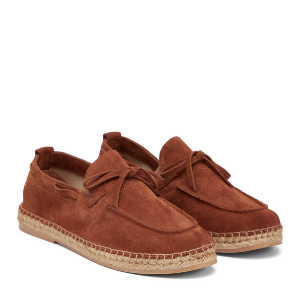 Taba Hakiki Süet Deri Erkek Espadril - E26I1AY57625-K59 - 2