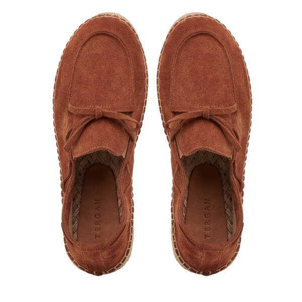 Taba Hakiki Süet Deri Erkek Espadril - E26I1AY57625-K59 - 5