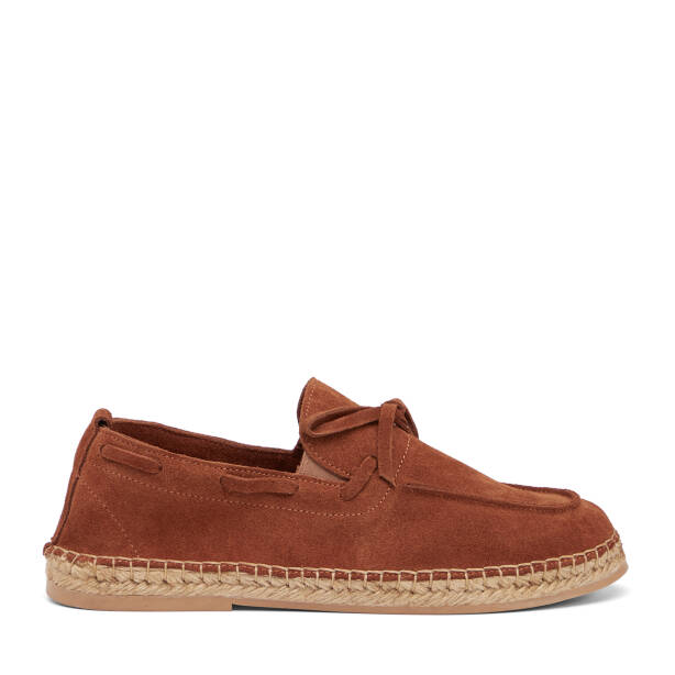 Taba Hakiki Süet Deri Erkek Espadril - E26I1AY57625-K59 
