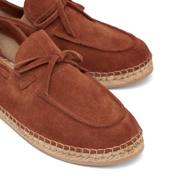 Taba Hakiki Süet Deri Erkek Espadril - E26I1AY57625-K59 - 3