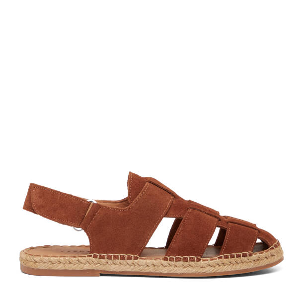 Taba Hakiki Süet Deri Erkek Espadril - E26Y1SN57626-K59 - Tergan