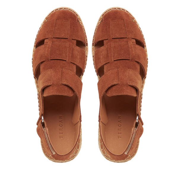 Taba Hakiki Süet Deri Erkek Espadril - E26Y1SN57626-K59 - 5