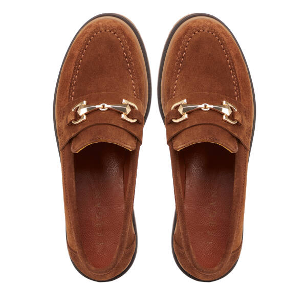 Taba Hakiki Süet Deri Kadın Loafer - K26I1AY68413-K59 - 5