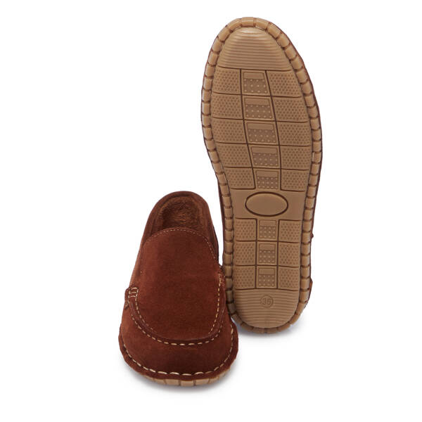 Taba Hakiki Süet Deri Kadın Loafer - K26I1AY68455-K59 - 4