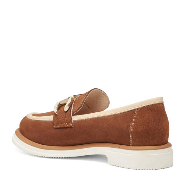 Taba Hakiki Süet Deri Kadın Loafer - K26I1AY68569-K59 - 4