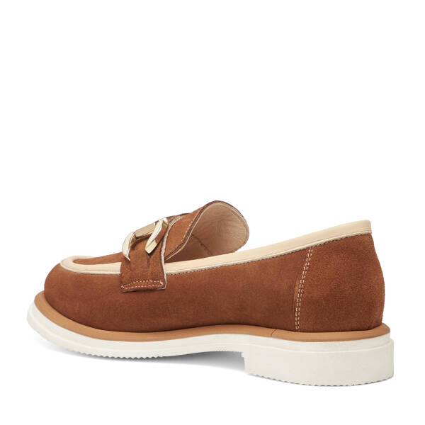 Taba Hakiki Süet Deri Kadın Loafer - K26I1AY68569-K59 - 4