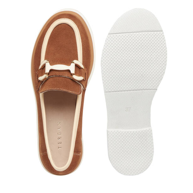 Taba Hakiki Süet Deri Kadın Loafer - K26I1AY68569-K59 - 6