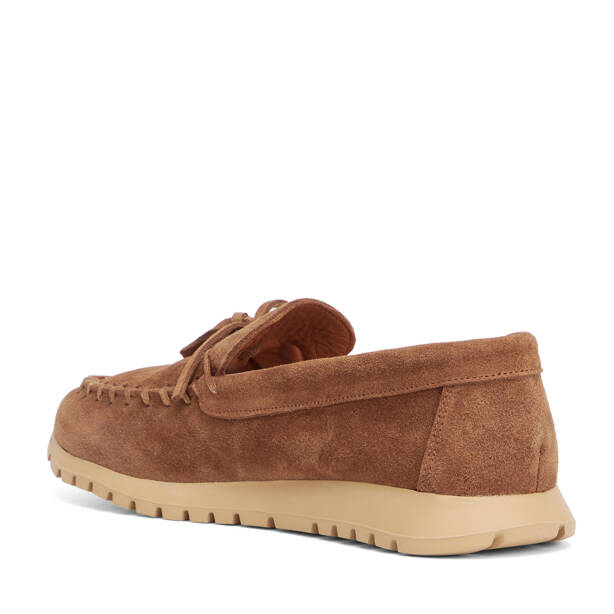 Taba Hakiki Süet Deri Kadın Loafer - K26I1AY68653-K59 - 4