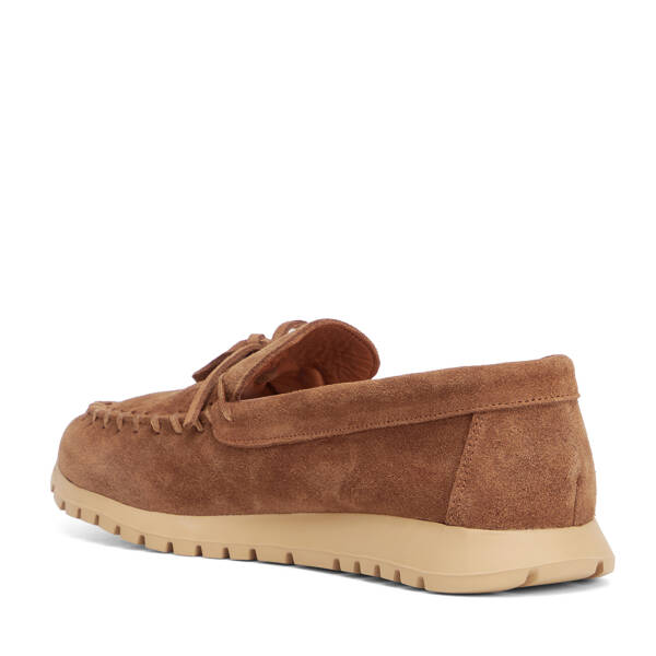 Taba Hakiki Süet Deri Kadın Loafer - K26I1AY68653-K59 - 4