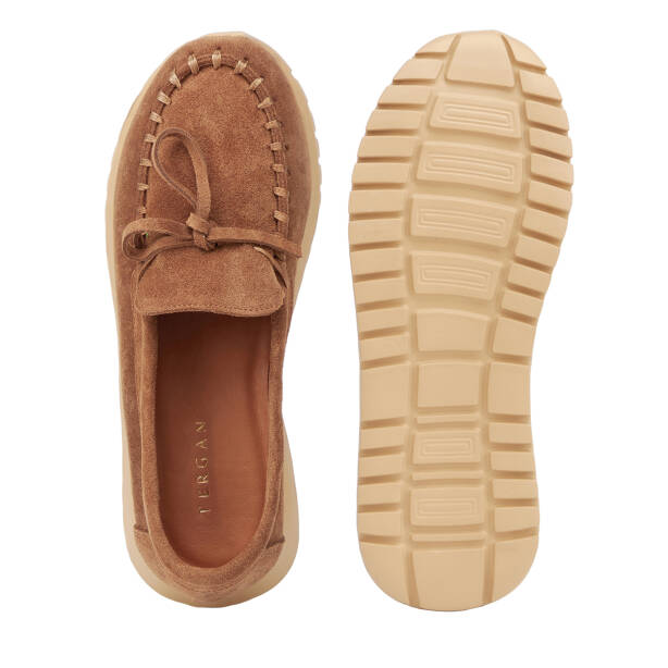 Taba Hakiki Süet Deri Kadın Loafer - K26I1AY68653-K59 - 6