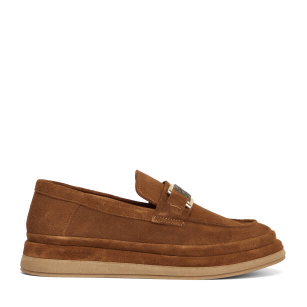 Taba Hakiki Süet Deri Kadın Loafer - K26S1AY68866-K59 